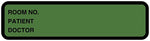 Green Binder Label, 5-3/8" x 1-3/8"