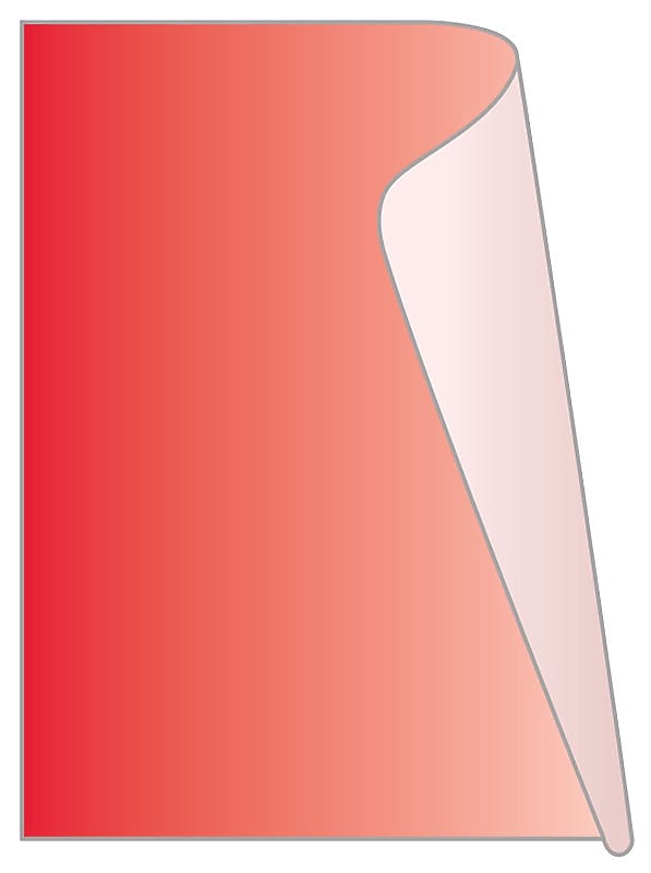 Unishield Red Label Protector, 1-1/2" x 2-1/2"