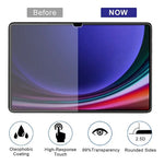 SaharaCase ZeroDamage Ultra Strong Tempered Glass Screen Protector for Galaxy Tab S10 FE, Tab S9 & S9 FE, Clear (ZD-T00054)