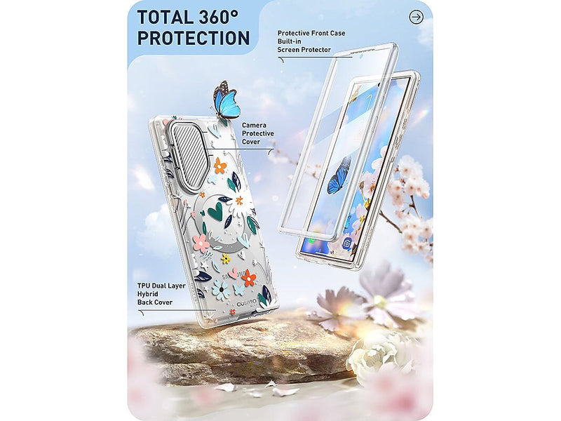 i-Blason Cosmo Clear Paint MagSafe Case for Samsung Galaxy S24 Ultra, Shock-Absorbing