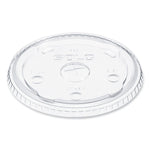 Plastic Cold Cup Lids, Fits 32 oz to 44 oz Cold Cups, Clear, 600/Carton