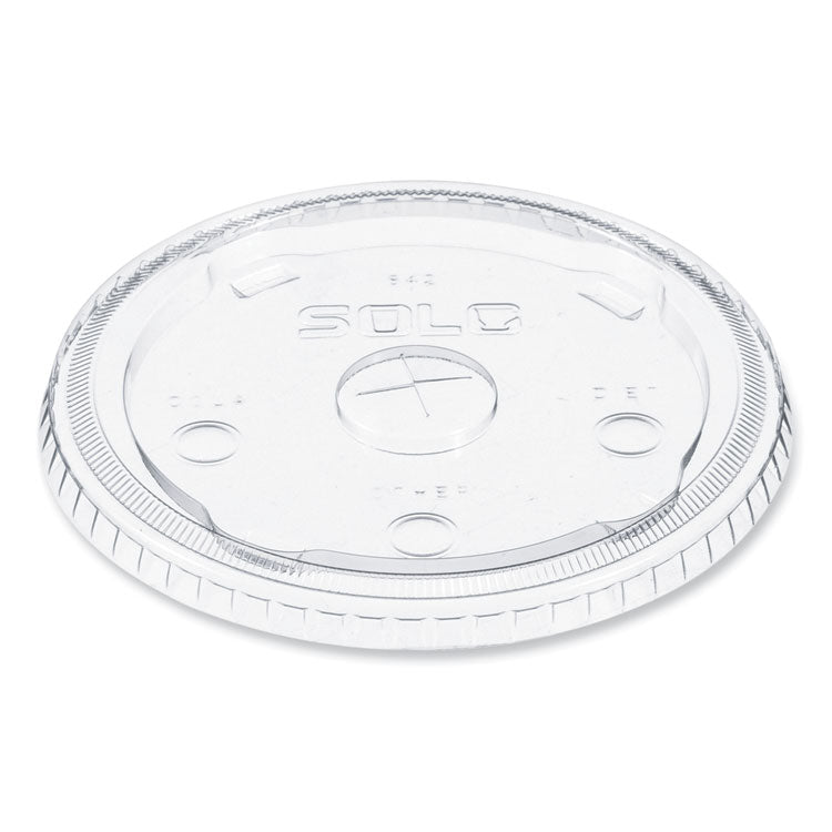 Plastic Cold Cup Lids, Fits 32 oz to 44 oz Cold Cups, Clear, 600/Carton