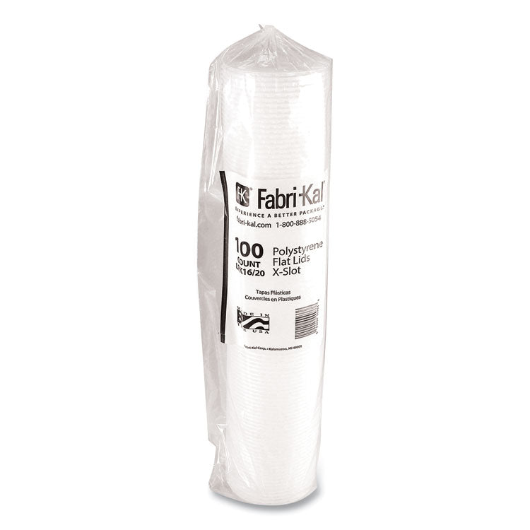 RK Cup Lids, Fits 16 oz to 20 oz Cold Cups, Plastic, Translucent, 1,000/Carton