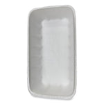 Meat Trays, #10K, 10.75 x 5.95 x 1.87, White, Foam, 250/Carton