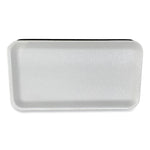 Meat Trays, #10S, 10.93 x 5.75 x 0.63, White, Foam, 500/Carton