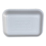 Meat Trays, #2, 8.5 x 6.03 x 1.11, White, Foam, 500/Carton