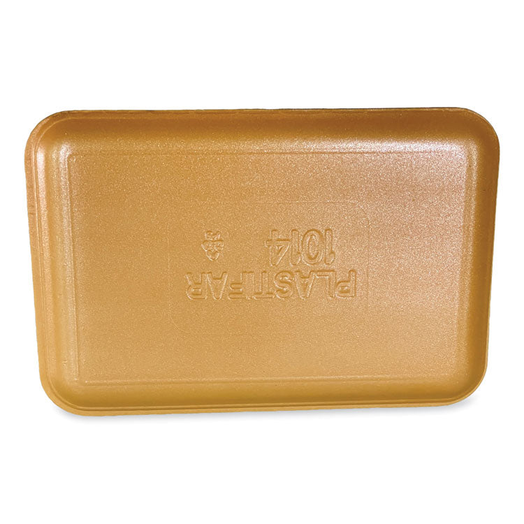 Meat Trays, 13.81 x 9.25 x 2.7, Yellow, Foam, 100/Carton