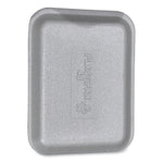 Meat Trays, #4S, 9.5 x 7.25 x 0.5, White, Foam, 500/Carton
