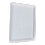 Meat Trays, #9P, 12.25 x 9.25 x 0.62, White, Foam, 200/Carton