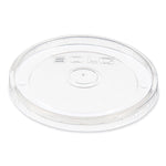 Polypropylene Vented Food Container Lids, For 6 oz to 8 oz Food Containers, Clear, Plastic, 1,000/Carton