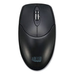 Imouse M60 Antimicrobial Wireless Mouse, 2.4 Ghz Frequency/30 Ft Wireless Range, Left/right Hand Use, Black