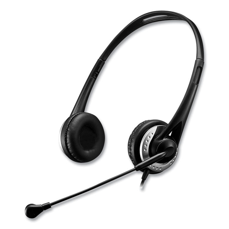 Xtream P2 Binaural Over The Head Headset with Microphone, Black