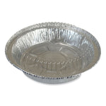 Round Aluminum To-Go Container Lids, Dome Lid, 7" Diameter, Clear, Plastic, 500/Carton