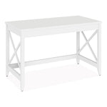 Farmhouse Writing Desk, 47.24" x 23.62" x 29.53", White