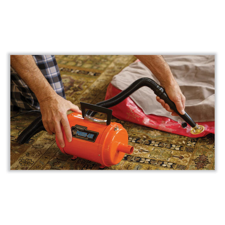 MagicAir Deluxe Electric Inflator/Deflator, 130 cu ft/min, 3.25 psi, 4 hp Motor, 110-120 V AC