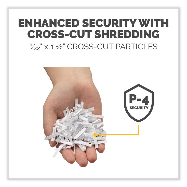 Powershred 225ci 100% Jam Proof Cross-Cut Shredder, 22 Manual Sheet Capacity