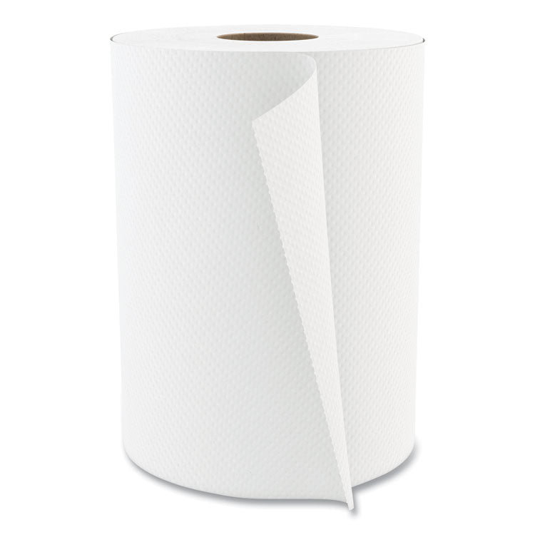 Select Roll Paper Towels, 1-Ply, 7.88" x 350ft, White, 12 Rolls/Carton