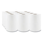 Select Roll Paper Towels, 1-Ply, 7.88" x 350ft, White, 12 Rolls/Carton