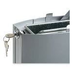 Metropolitan Smokers' Station, Weighted Base, 1.6 Gal, Galvanized Liner, 16.8 Dia X 42.8h, Black