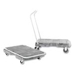 Utility-Duty Home/office Cart, 250 Lb Capacity, 20.5 X 32.5, Platform, Black