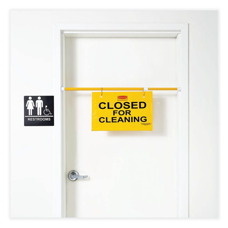 Site Safety Hanging Sign, 50 x 1 x 13, Yellow