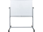Luxor Dry-Erase Mobile Combination Ghost Grid/Whiteboard, Aluminum Frame, 36" x 48" (MB4836LB)