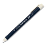 Wax-Based Marking Pencil, 4.4 Mm, White Wax, Navy Blue Barrel, 10/box