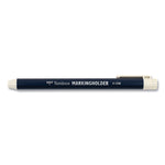 Wax-Based Marking Pencil, 4.4 Mm, White Wax, Navy Blue Barrel, 10/box