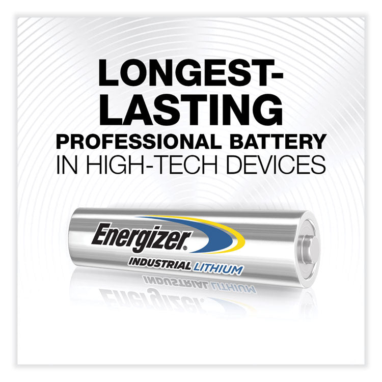 Industrial Lithium AAA Battery, 1.5 V, 4/Pack