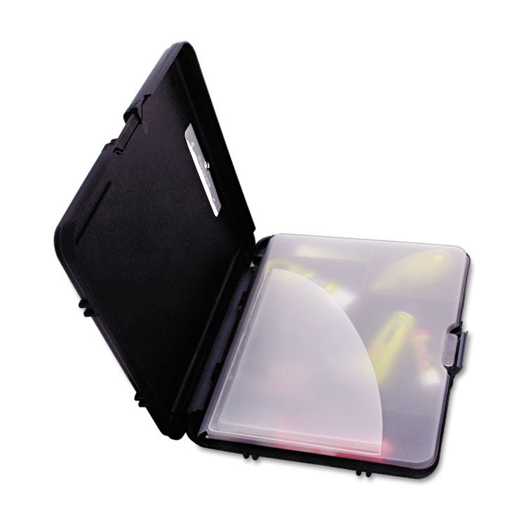 WorkMate II Storage Clipboard, 0.5" Clip Capacity, Holds 8.5 x 11 Sheets, Black/Charcoal