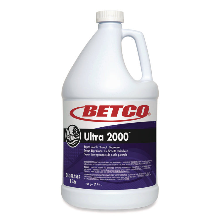Ultra 2000 Degreaser, Cherry Almond Scent, 1 gal Bottle, 4/Carton