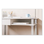 Mirella SOHO Desk with Drawer, 36.25" x 22.25" x 30", Gray