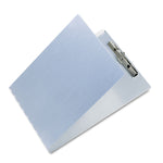 Aluminum Clipboard with Writing Plate, 0.5" Clip Capacity, Holds 8.5 x 11 Sheets, Silver