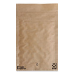 EverTec Curbside Recyclable Padded Mailer, #0, Kraft Paper, Self-Adhesive Closure, 7 x 9, Brown, 300/Carton