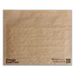EverTec Curbside Recyclable Padded Mailer, #4, Kraft Paper, Self-Adhesive Closure, 14 x 9, Brown, 150/Carton