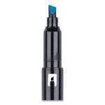 Highlighters, Skyblue Ink, Bullet/Chisel Tip, Skyblue Barrel, 10/Box