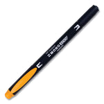 Highlighters, Golden Yellow Ink, Bullet/Chisel Tip, Golden Yellow Barrel, 10/Box