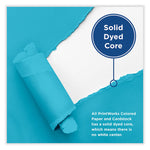 Color Cardstock, 65 lb Cover Weight, 8.5 x 11, Blue, 250/Ream
