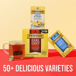Twinings Earl Grey Black Tea Bags, 3.53 oz., 50/Box (TNA82221)