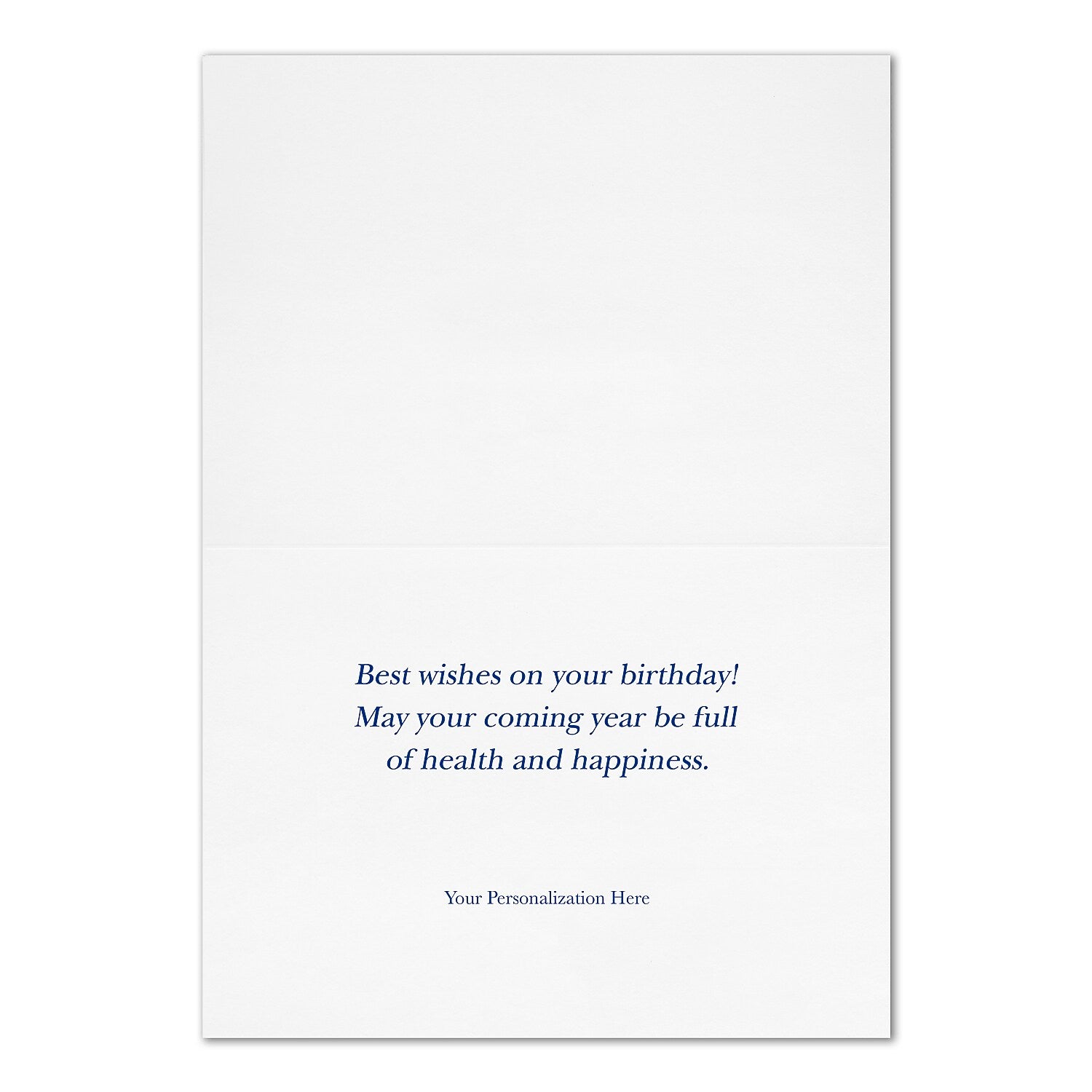 "Birthday Style" Birthday Card w/ Gold Lined White Envelope, 100/BX