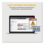 Permatrack Destructible Asset Tag Labels, Laser Printers, 2 X 3.75, White, 8/sheet, 8 Sheets/pack