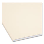Top Tab Fastener Folders, Straight Tabs, 0.75" Expansion, 1 Fastener, Letter Size, Manila Exterior, 50/Box