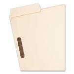 SuperTab Reinforced Guide Height Fastener Folders, 11-pt Manila, 0.75" Expansion, 2 Fasteners, Letter Size, Manila, 50/Box