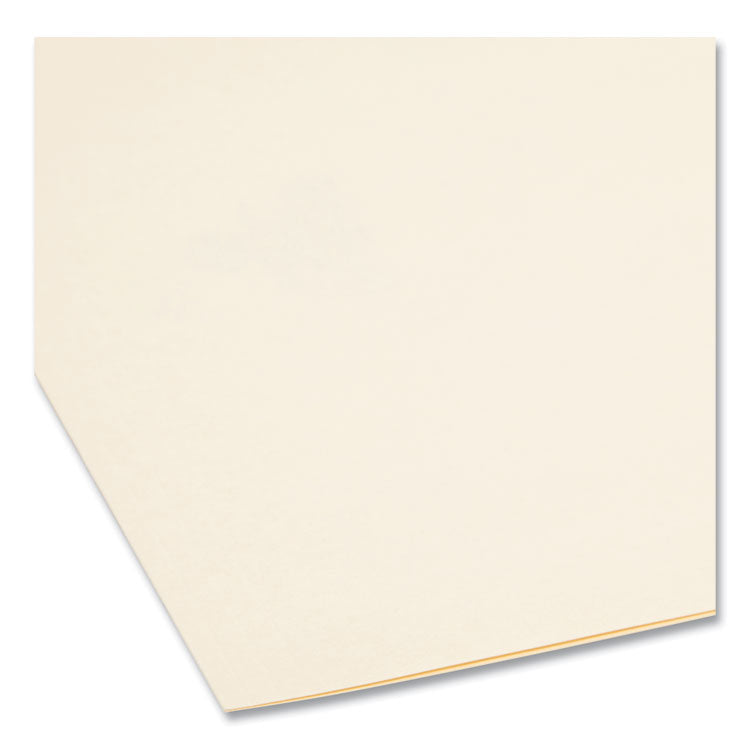 Manila Fastener Folders with SafeSHIELD Coated Fasteners, 0.75" Expansion, 2 Fasteners, Letter Size, Manila Exterior, 50/Box