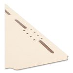 Top Tab Heavyweight Manila Fastener Folders, 0.75" Expansion, 2 Fasteners, Letter Size, Manila Exterior, 50/Box
