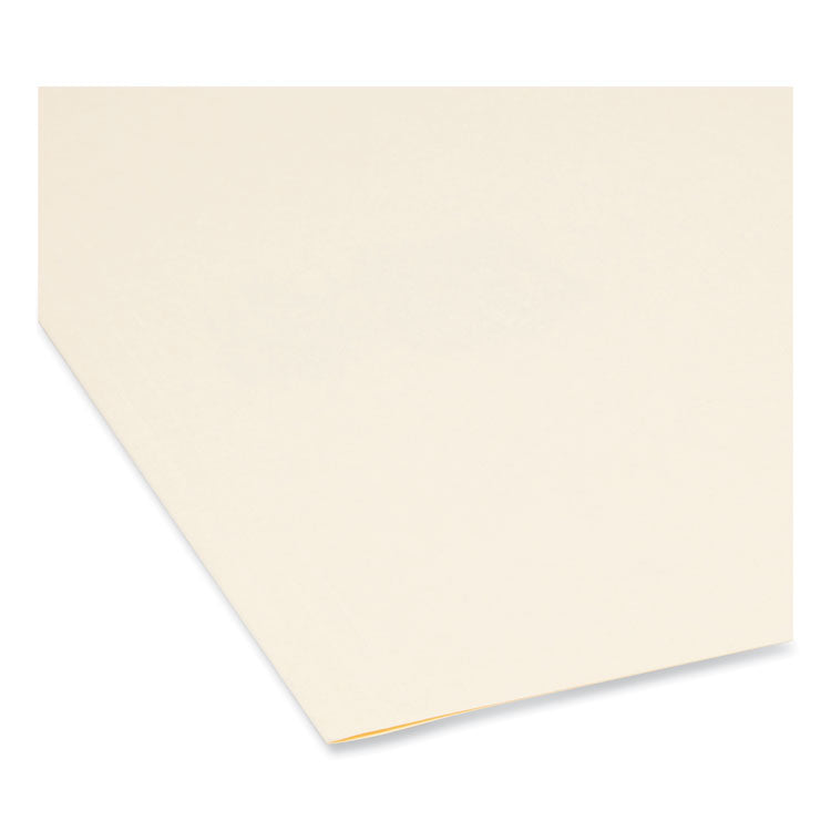 Reinforced Tab Manila File Folders, 1/3-Cut Tabs: Assorted, Legal Size, 0.75" Expansion, 11-pt Manila, 100/Box