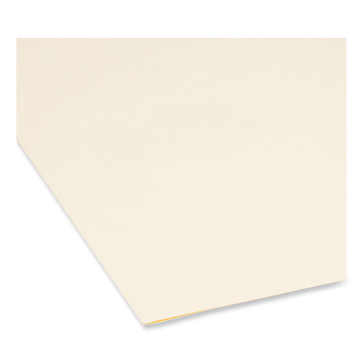 Reinforced Tab Manila File Folders, 1/3-Cut Tabs: Center Position, Legal Size, 0.75" Expansion, 11-pt Manila, 100/Box