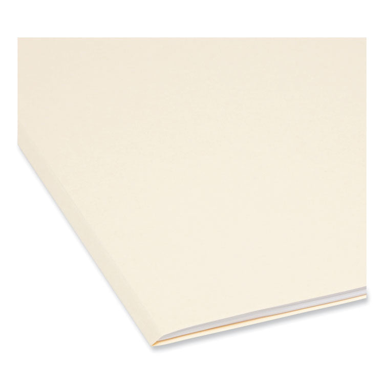 Reinforced Guide Height File Folders, 2/5-Cut Tabs: Right Position, Legal Size, 0.75" Expansion, Manila, 100/Box