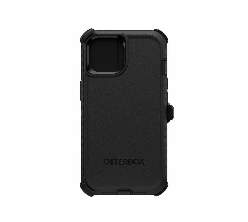 OtterBox Defender Case for Apple iPhone 13/14/15, Shock Absorbing, Rugged Protection, Black (77-92557)