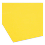 Top Tab Colored Fastener Folders, 0.75" Expansion, 2 Fasteners, Legal Size, Yellow Exterior, 50/Box